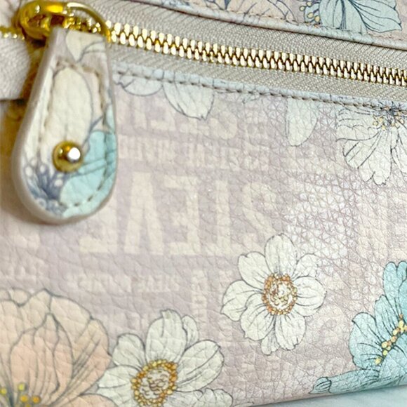 STEVE MADDEN Blush Floral Trifold Wallet Wristlet | NWOT Authentic - Picture 11 of 13